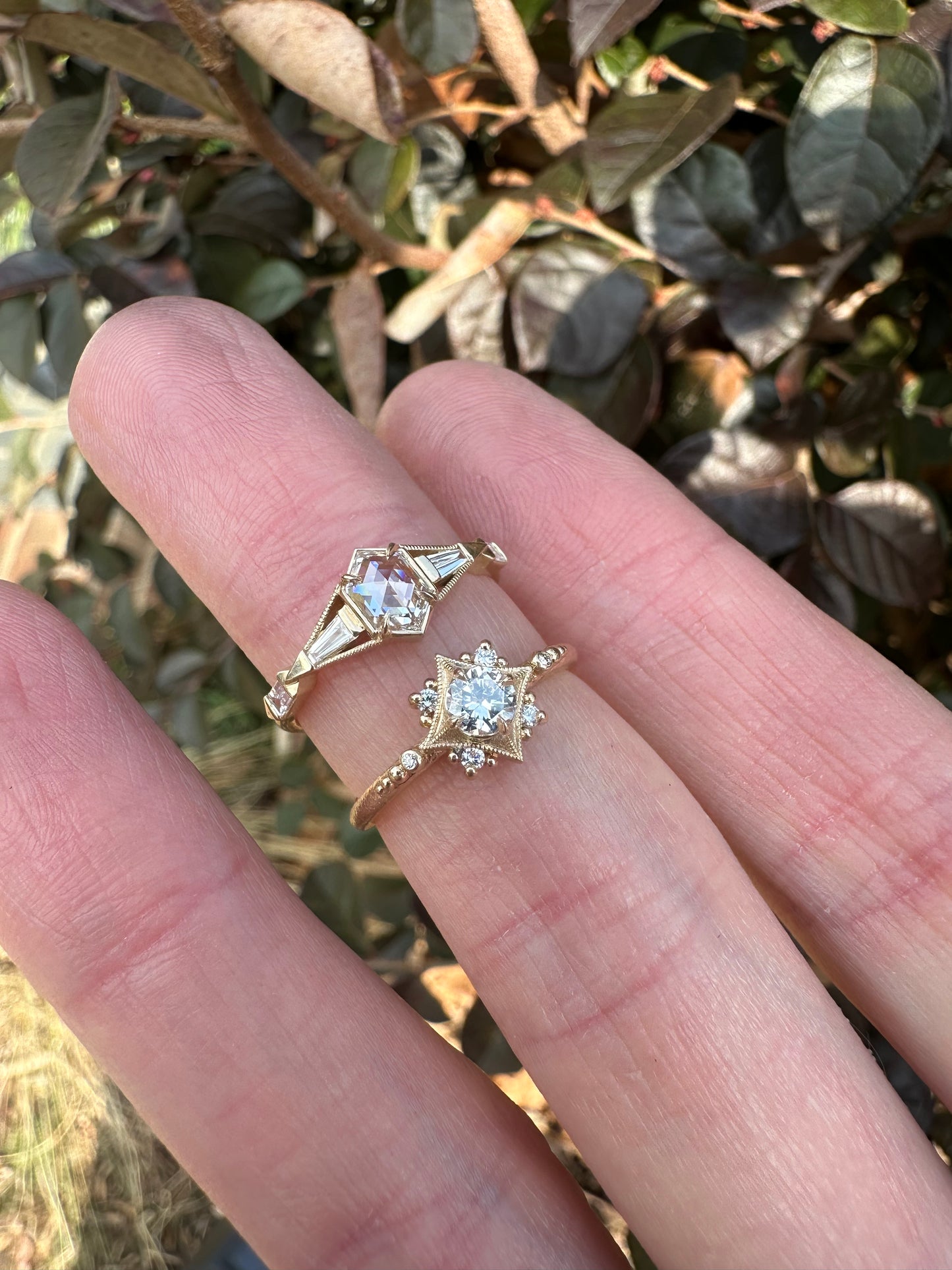 Sabine Nova With .25ct Antique Diamond