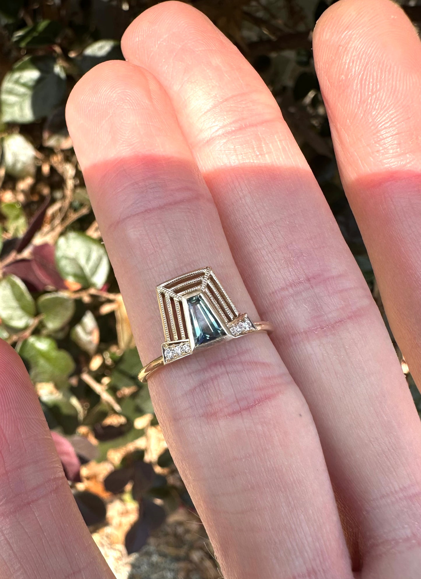 Coya Ring with Sapphire