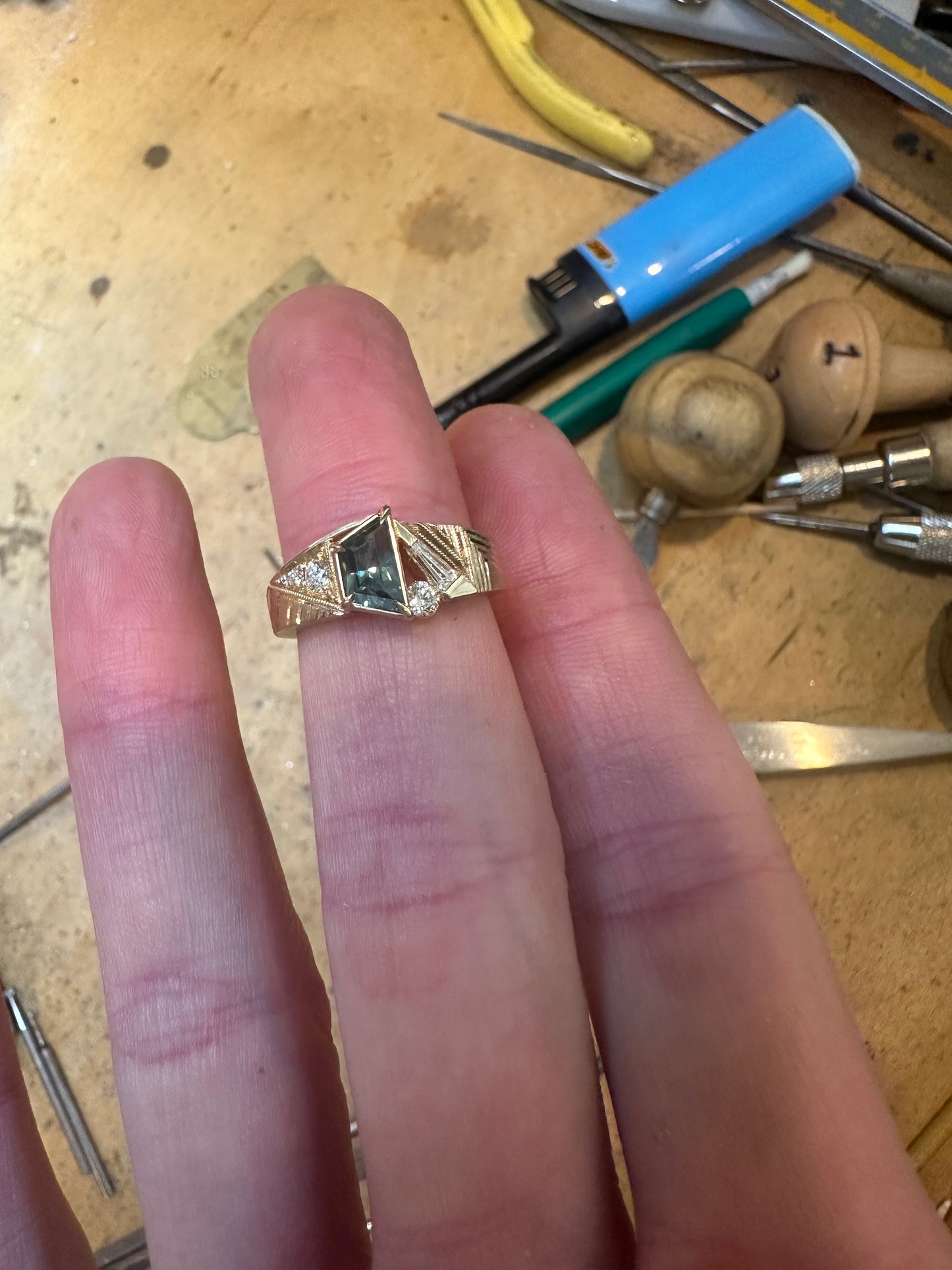 Custom Composition Ring For Jessica