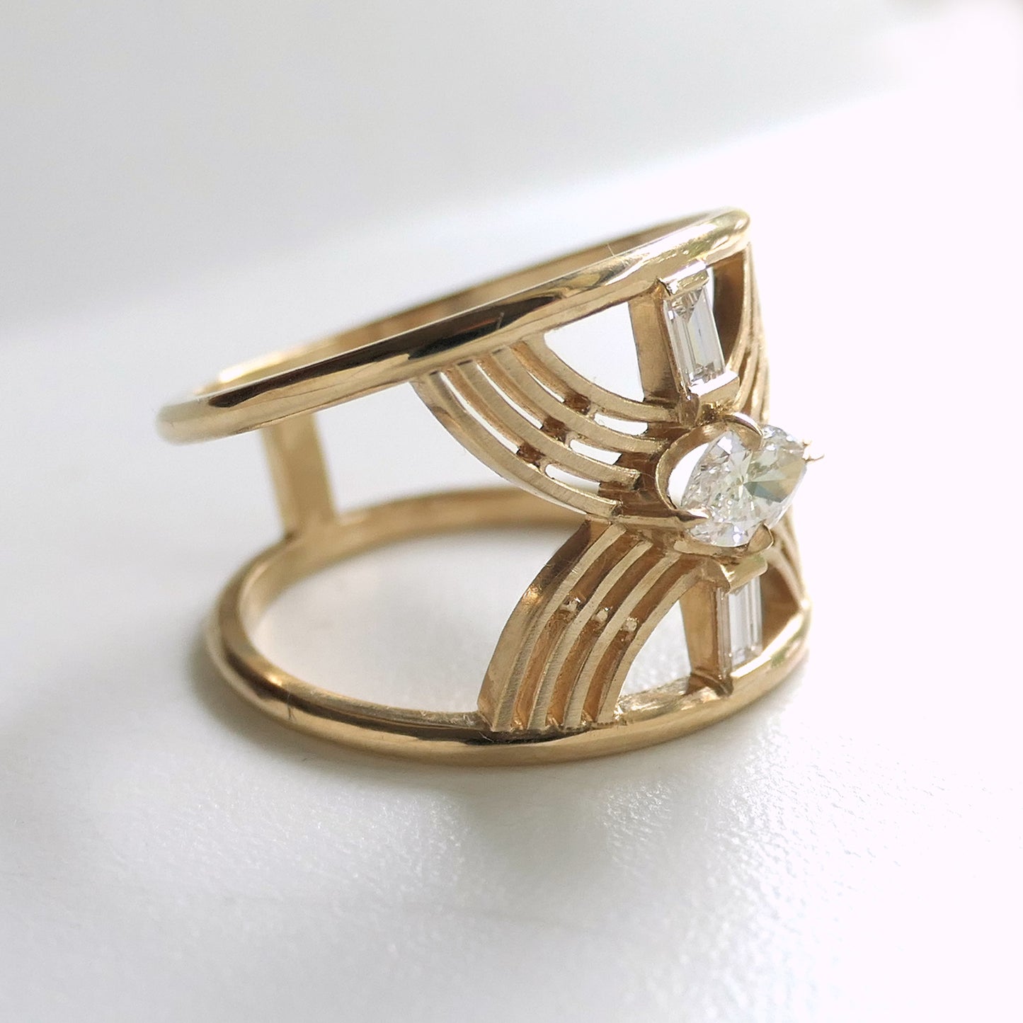 Hora Vitrum No.2 With .27ct Marquise Diamond