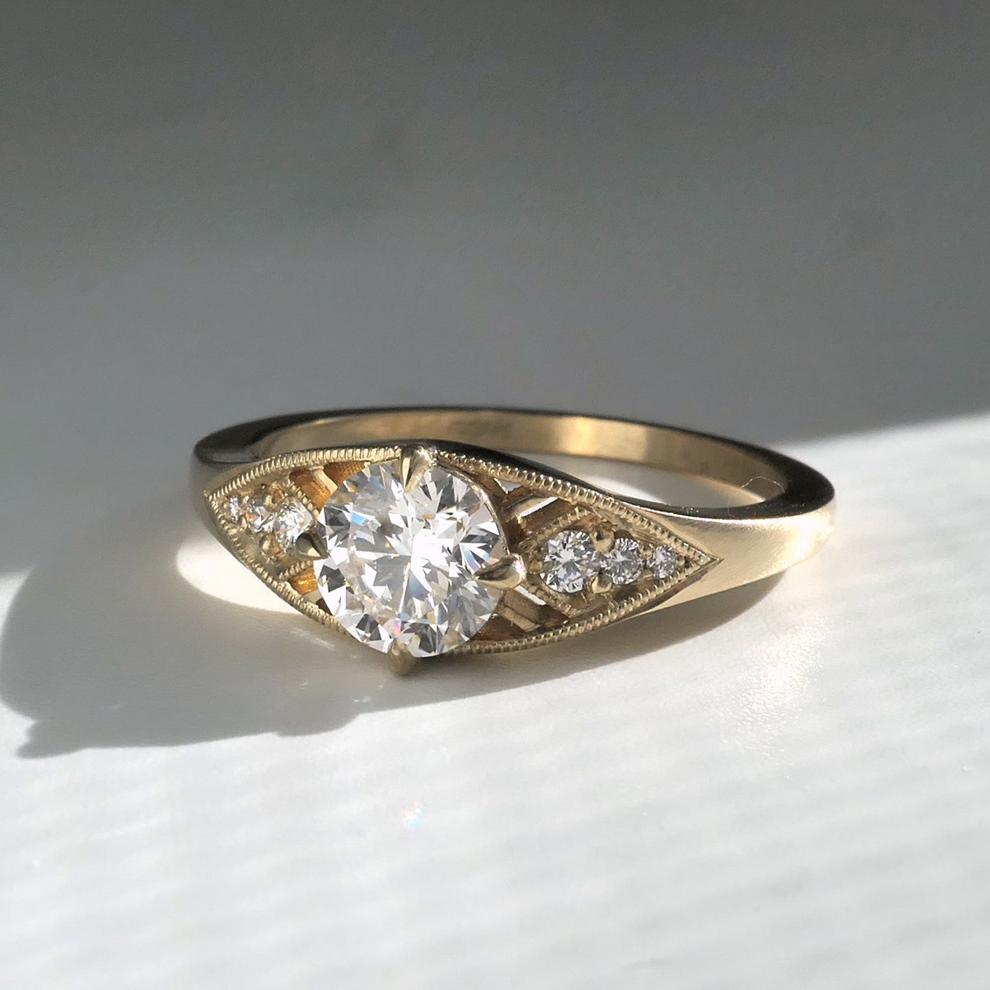 Tapered Isadora With .7ct Diamond