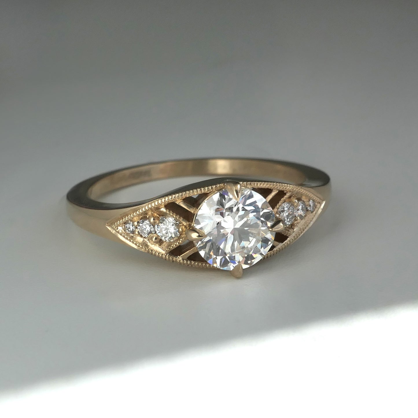 Tapered Isadora With .7ct Diamond