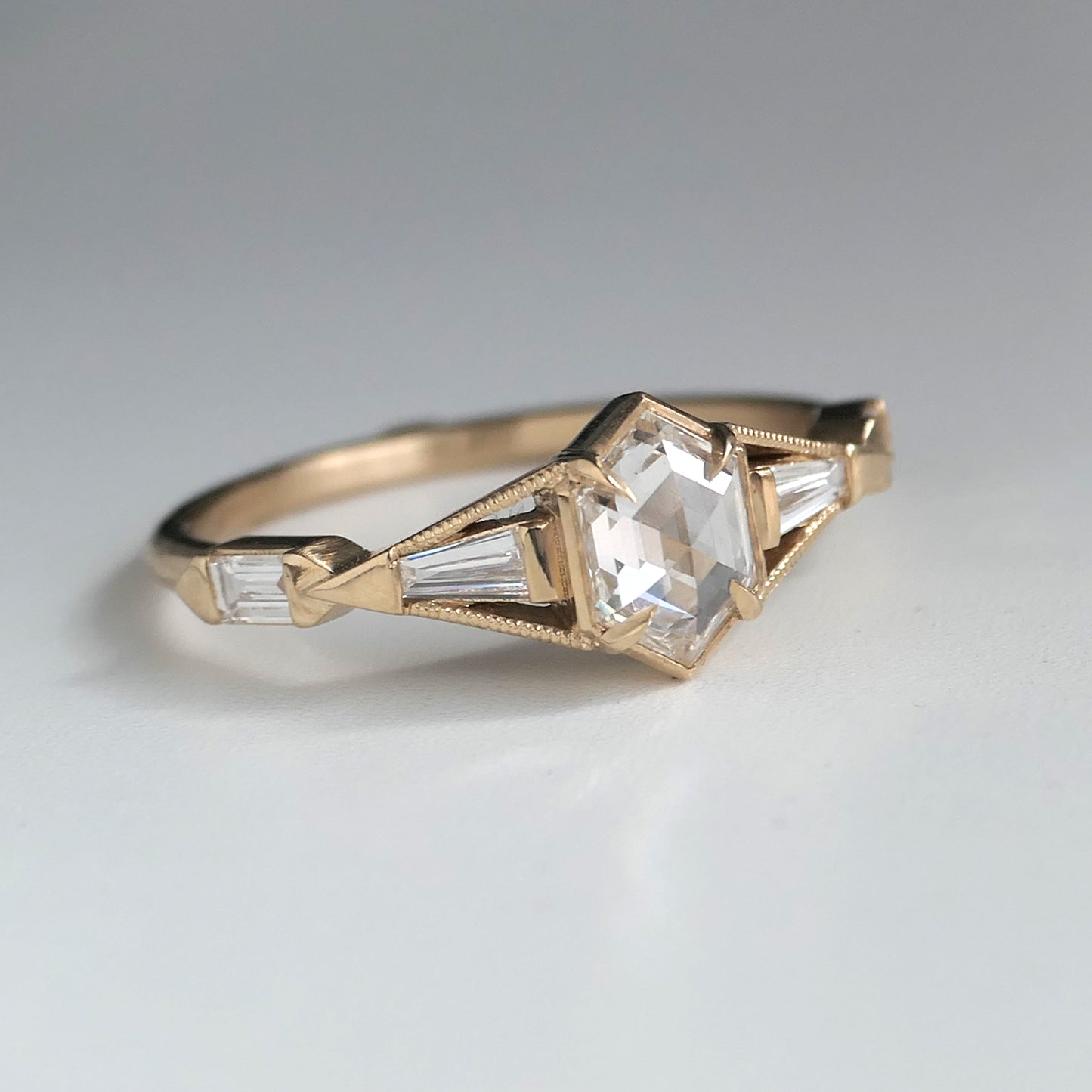 Obel Ring With .51ct Rose Cut