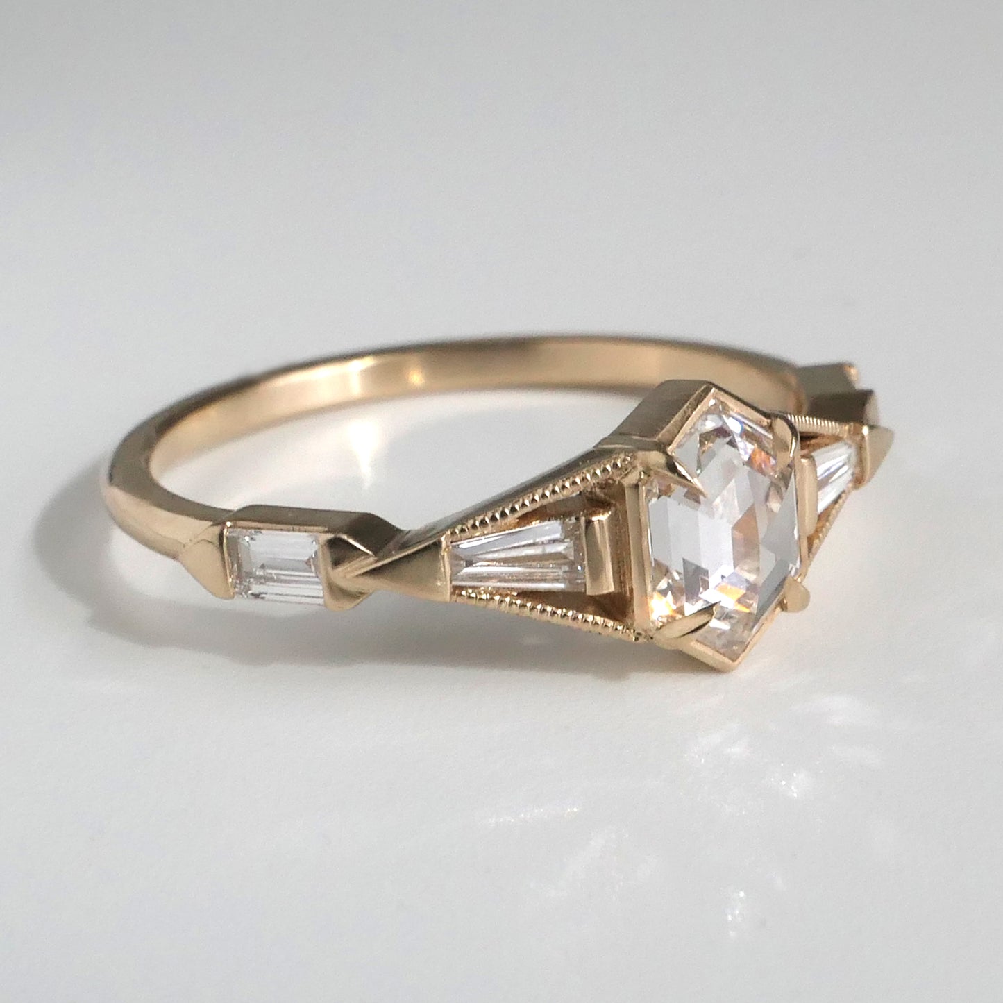 Obel Ring With .51ct Rose Cut