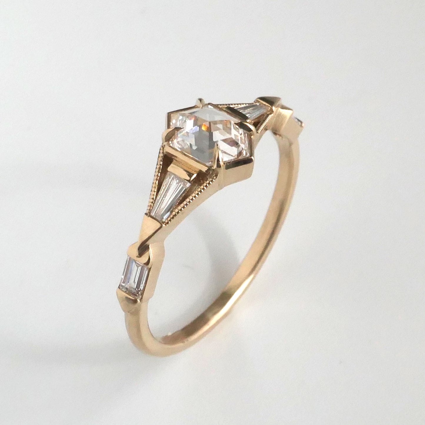 Obel Ring With .51ct Rose Cut