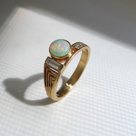 Opal Composition Ring No.6