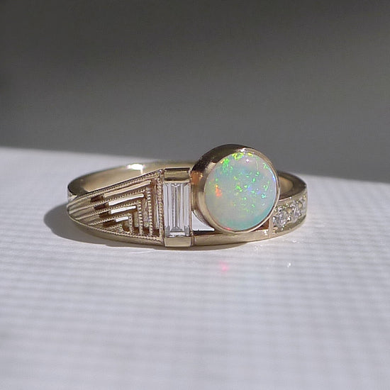 Opal Composition Ring No.6