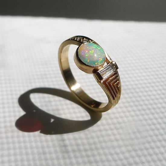 Opal Composition Ring No.6