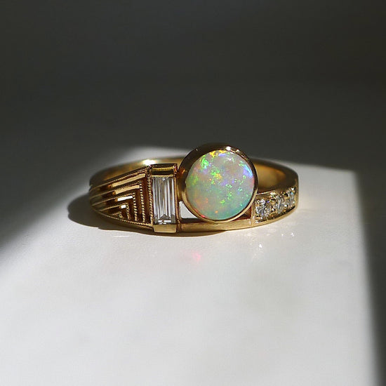 Opal Composition Ring No.6