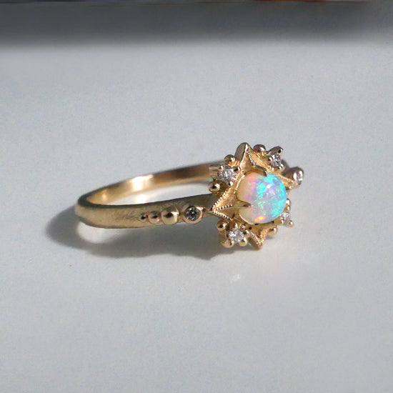 Sabine Nova With 4mm Opal