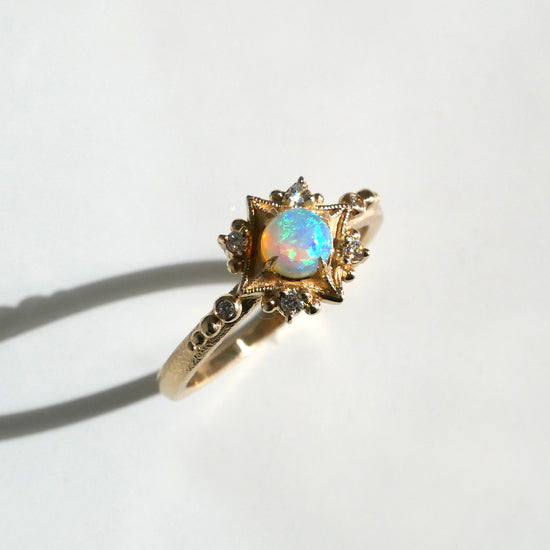 Sabine Nova With 4mm Opal
