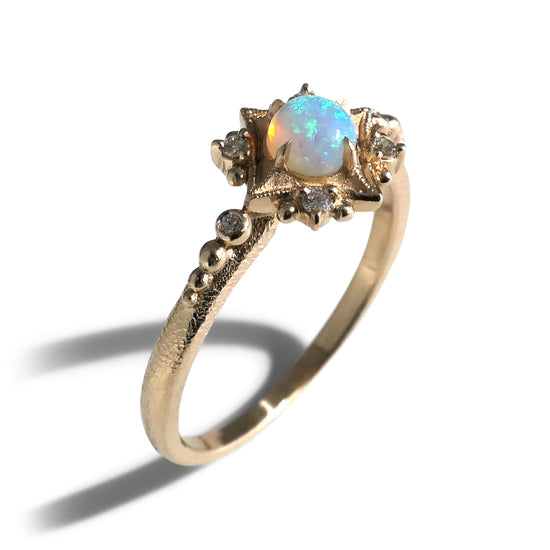 Sabine Nova With 4mm Opal