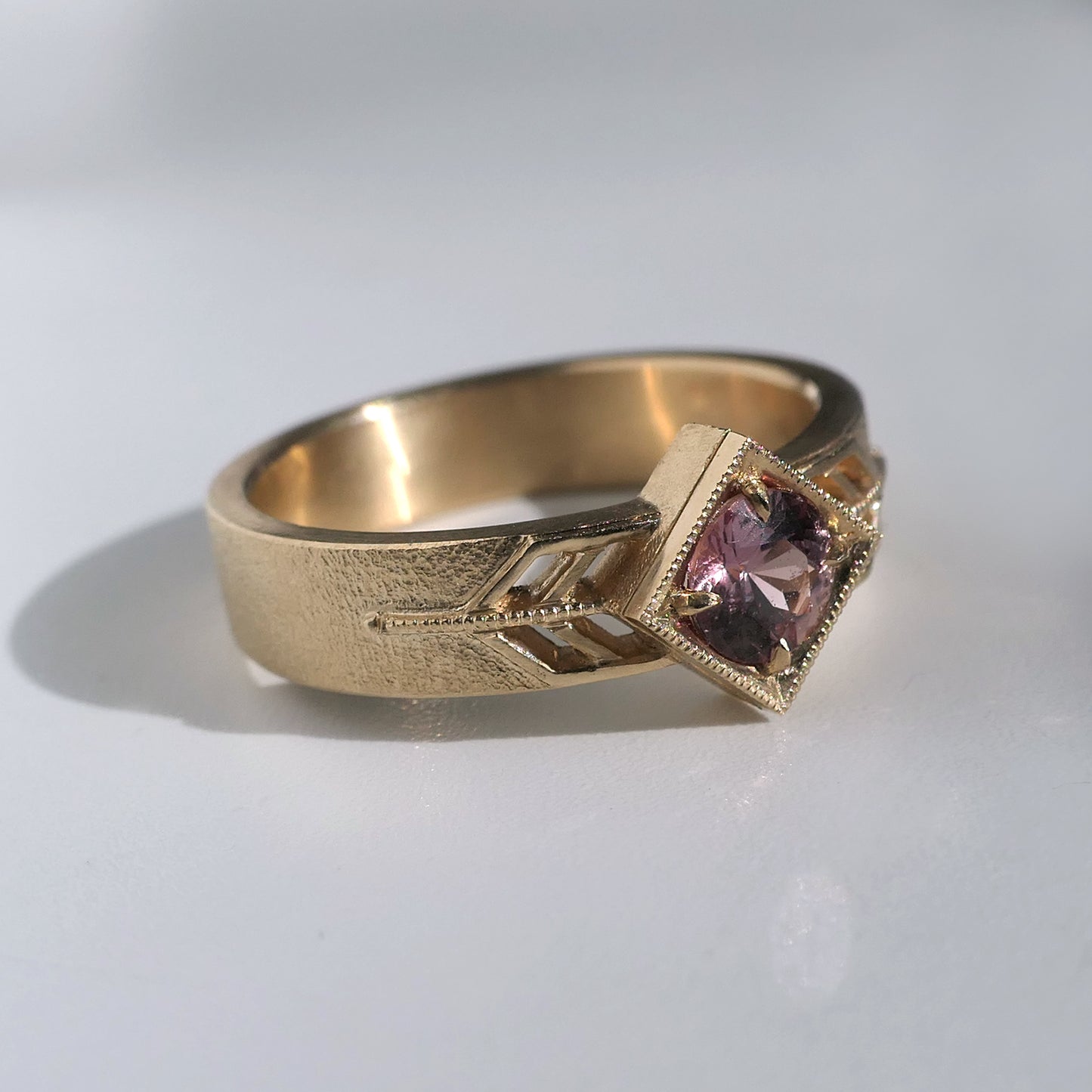 Valle with Padaradscha Sapphire