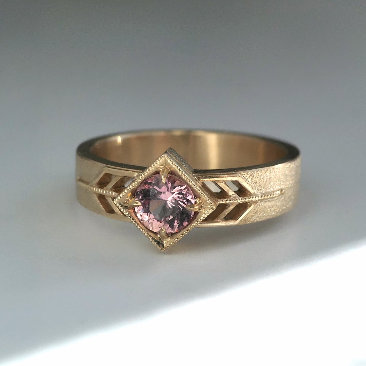 Valle with Padaradscha Sapphire