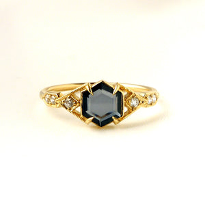 Casia Vestra Ring with Portrait Cut Spinel