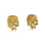 Cubist Skull Diamond Studs