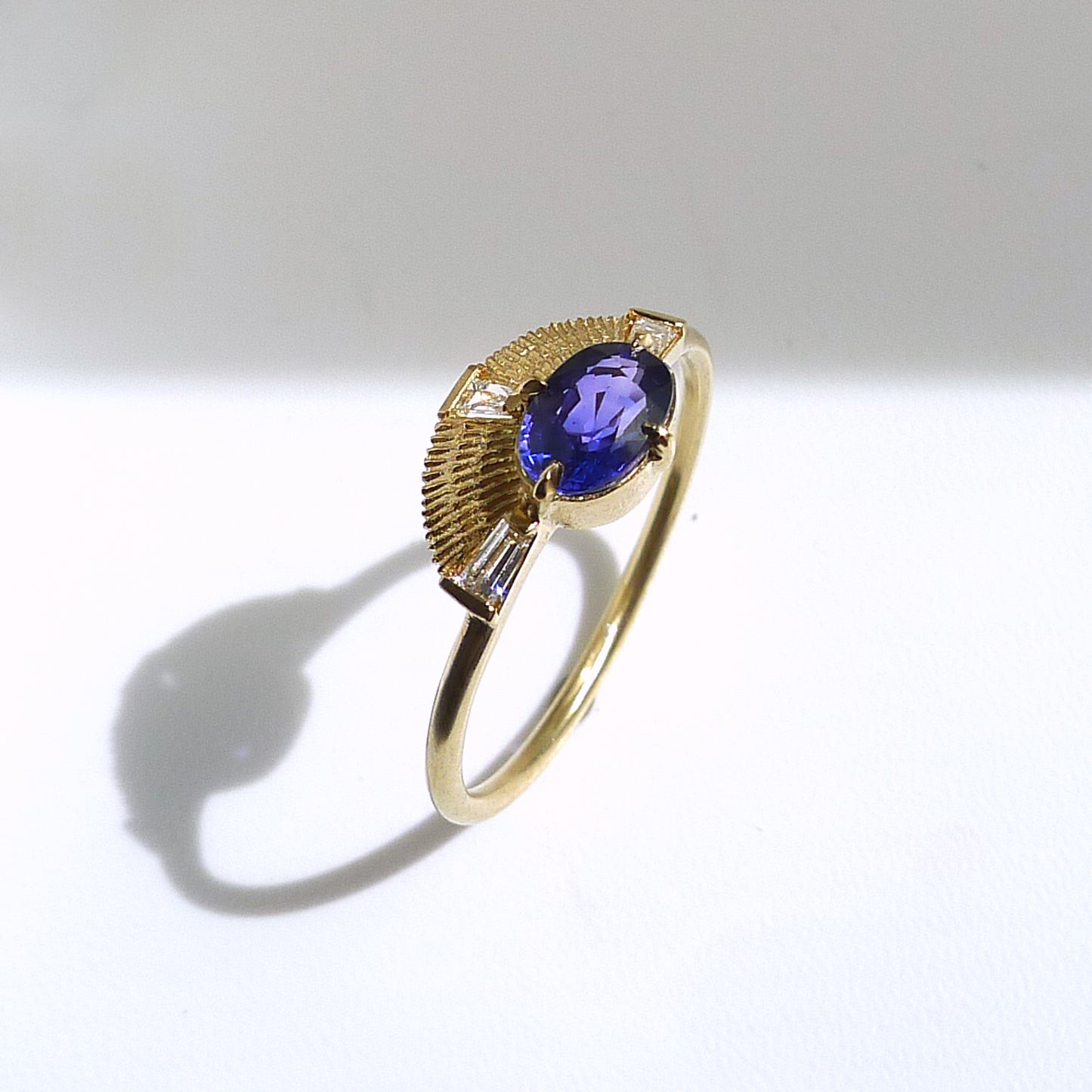 Helene Ring With Purple Sapphire