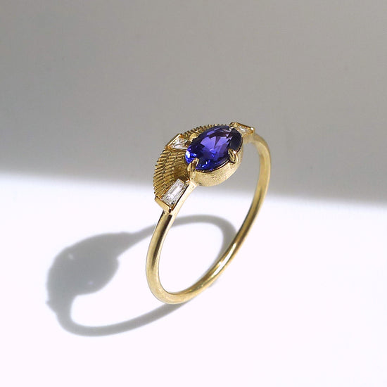 Helene Ring With Purple Sapphire