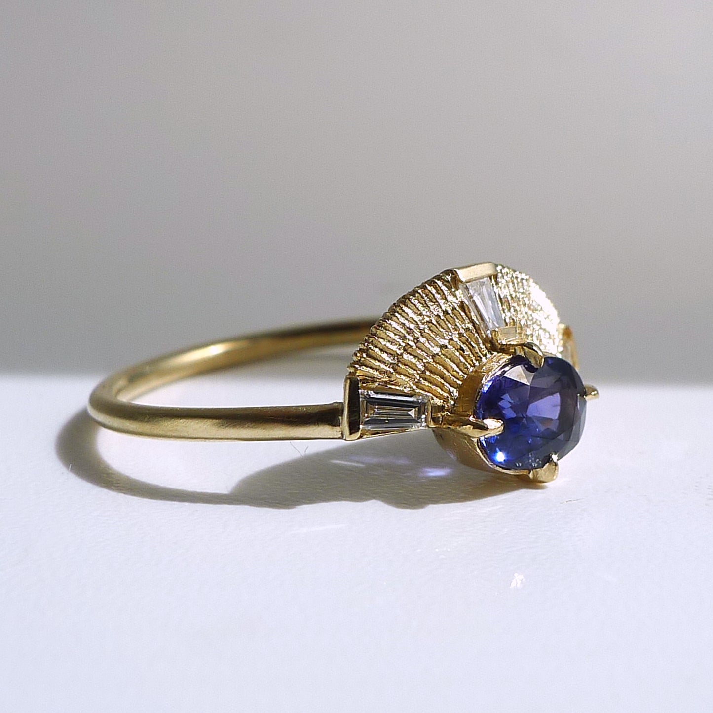 Helene Ring With Purple Sapphire