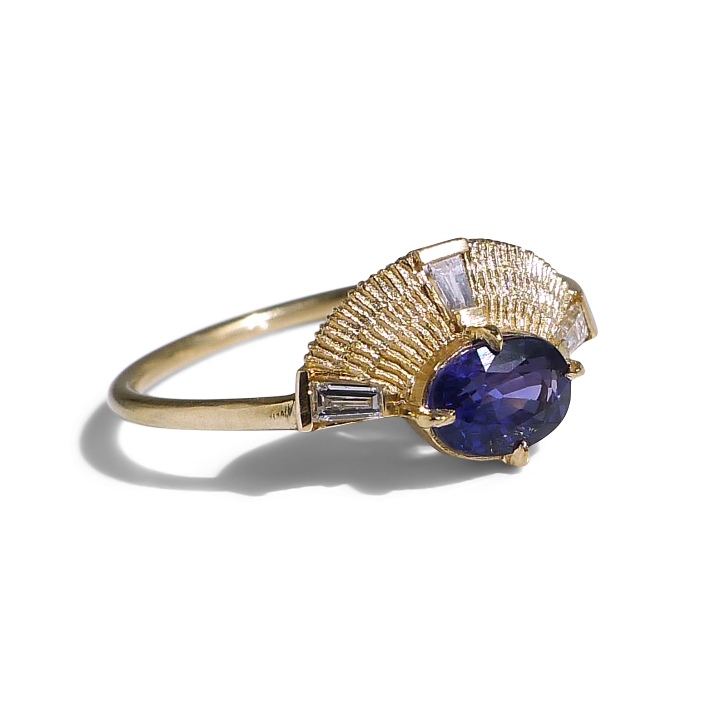 Helene Ring With Purple Sapphire