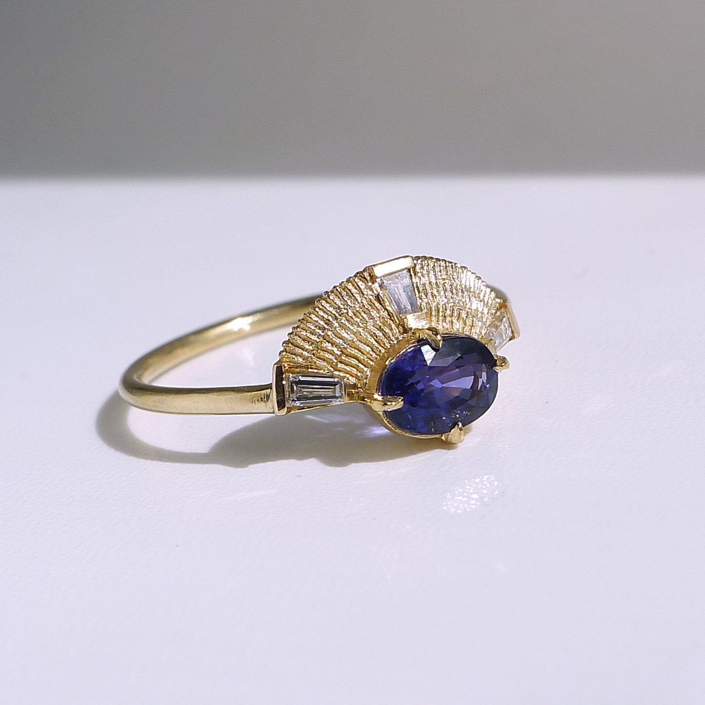 Helene Ring With Purple Sapphire