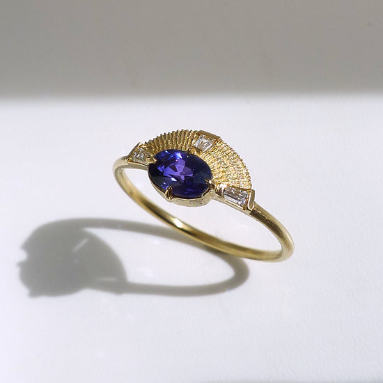 Helene Ring With Purple Sapphire