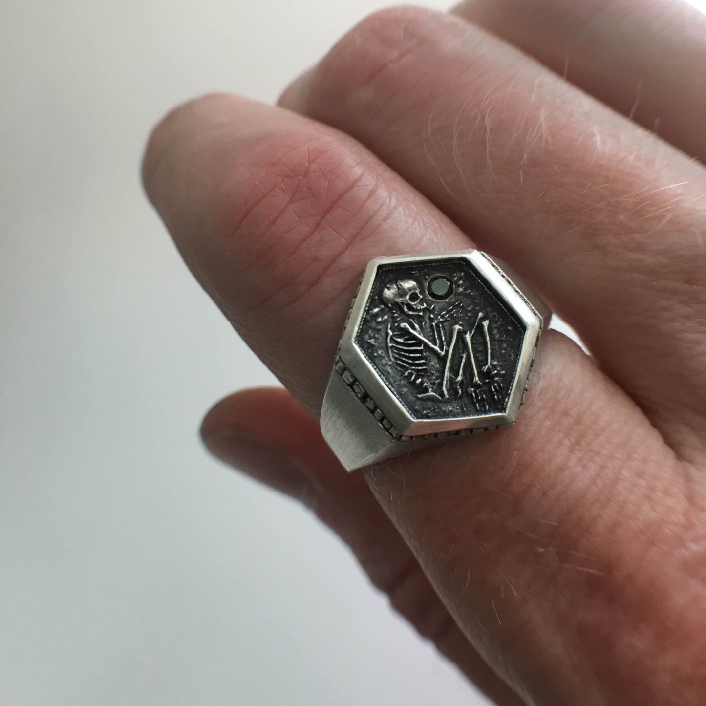 Shallow Grave Ring w/ Gold & Silver