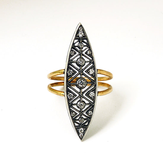 Navette Ring