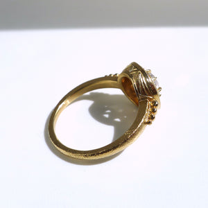 
            
                Load image into Gallery viewer, Zenith Ring With .92ct Opalescent Gray Diamond Brilliant
            
        