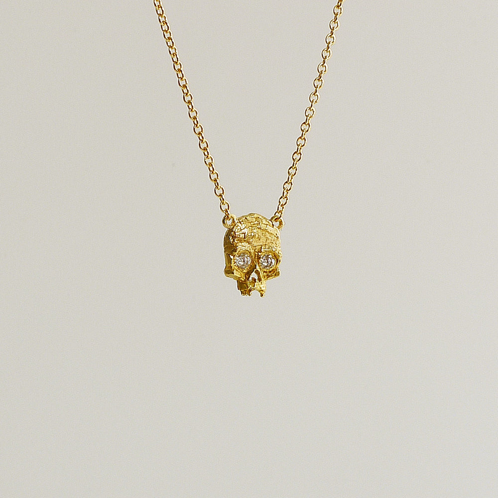 Cubist Skull Pendant