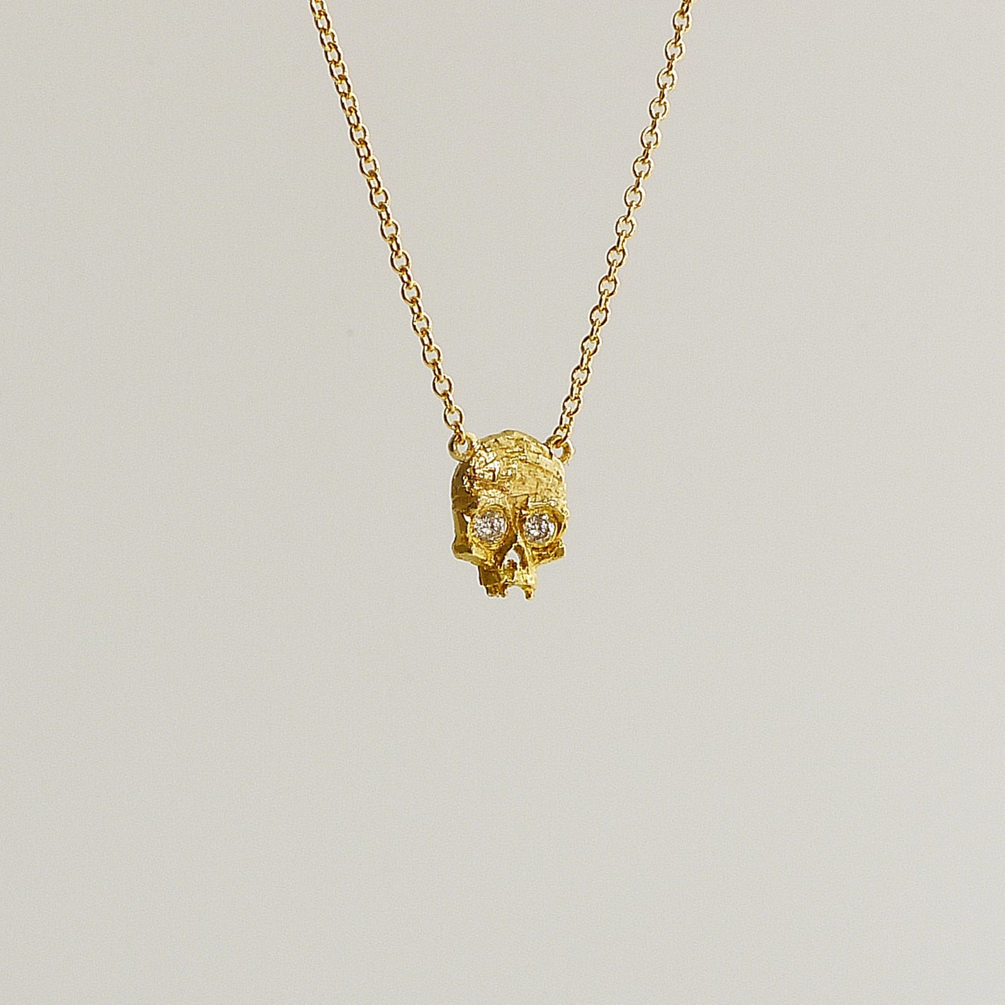 Cubist Skull Pendant