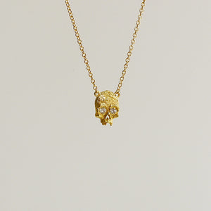 Cubist Skull Pendant