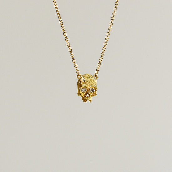 Cubist Skull Pendant