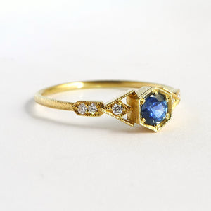 
            
                Load image into Gallery viewer, Abris Vestra Ring with Blue Sapphire
            
        