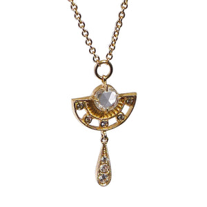 
            
                Load image into Gallery viewer, Arden Pendant with Diamond Drop
            
        