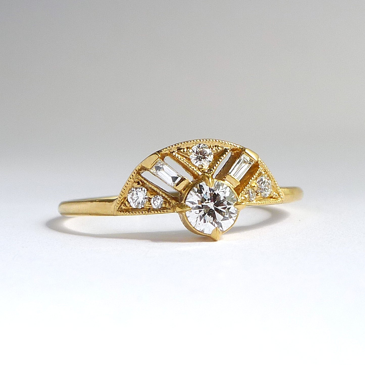 Leanne Ring w/ Diamond Brilliant ( 8 stone)