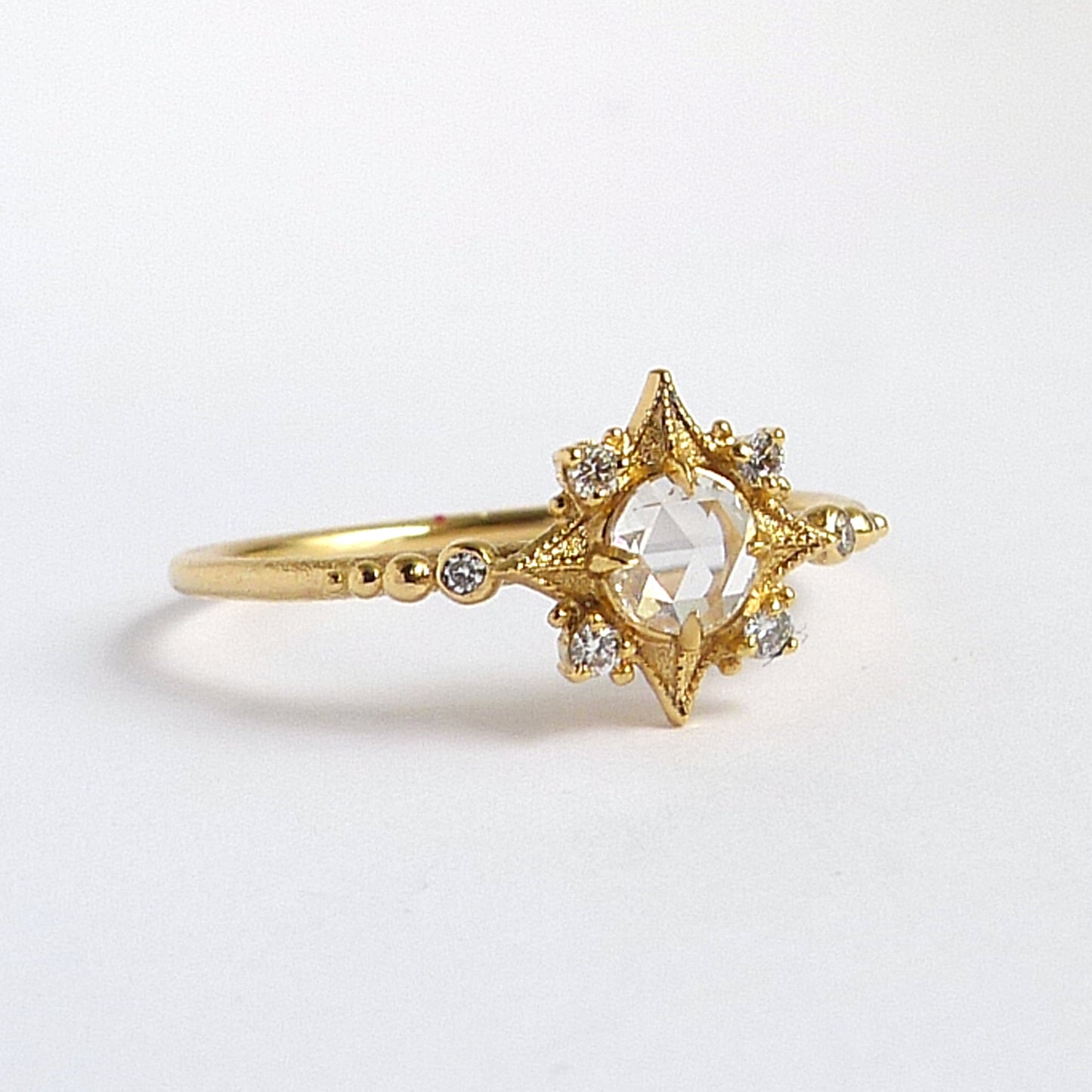 Sabine Nova Ring w/ White Rose Cut Diamond