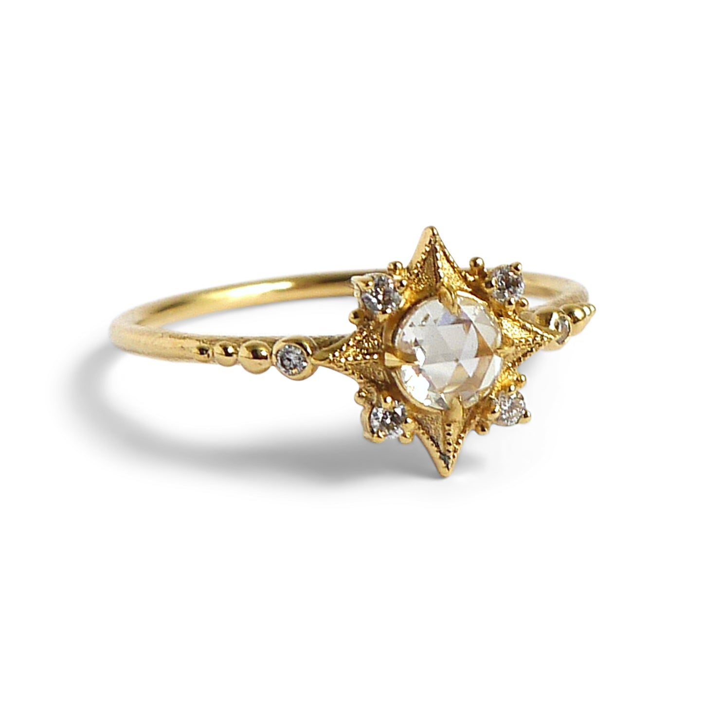 Sabine Nova Ring w/ White Rose Cut Diamond