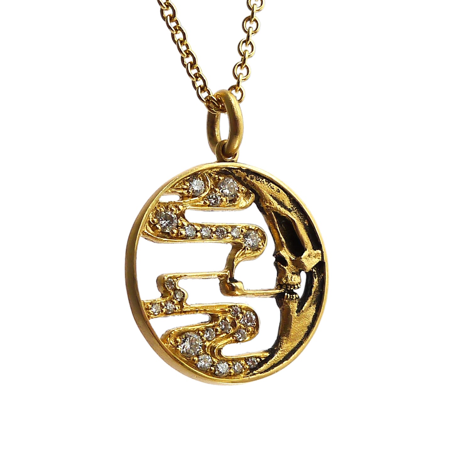 Smoky Moon Pendant